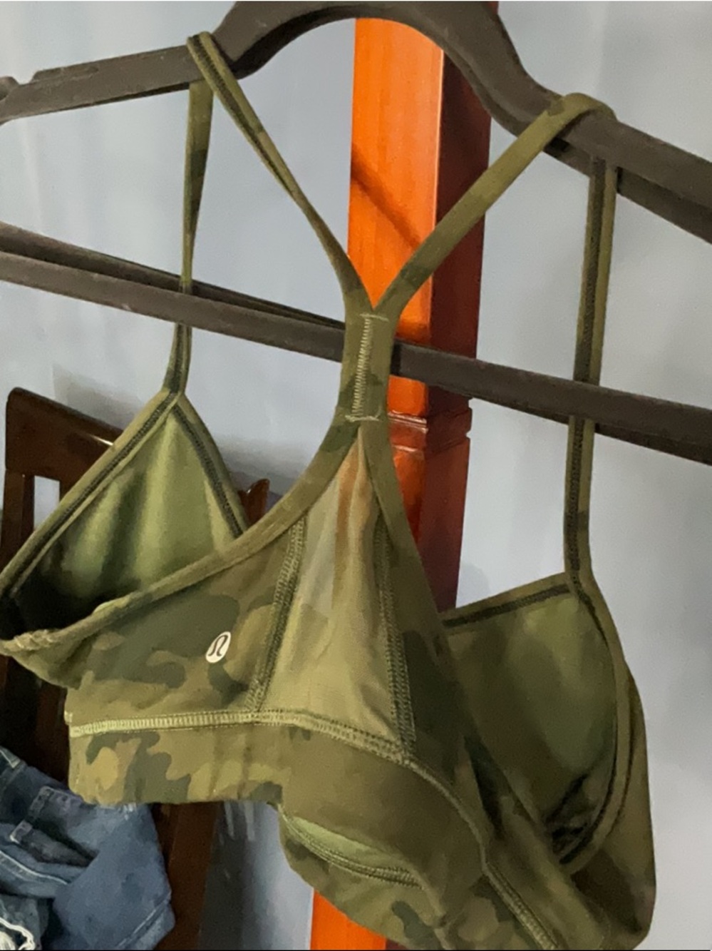 Lululemon Camo Bra Sz 10 As Is